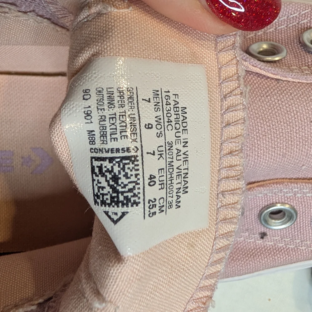 Converse All Star Women's Laceless Slip On Canvas Sneakers - Size 9 - Picture 7 of 7